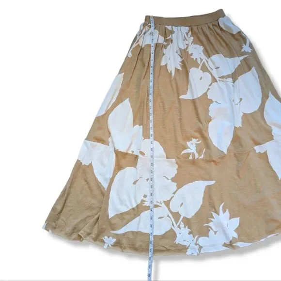 Robb & Lulu Essentials NWT CHARLOTTE‎ MIDI SKIRT in honey floral sz XS - Picture 5 of 8